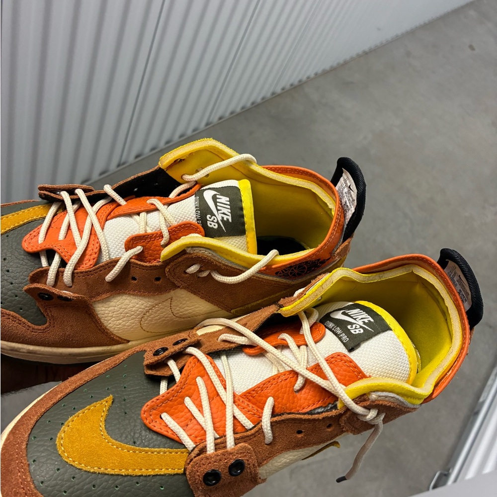 Nike SB Orange and Yellow Sneakers